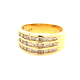 Pre Owned 18ct Diamond Set Band Ring ZU292